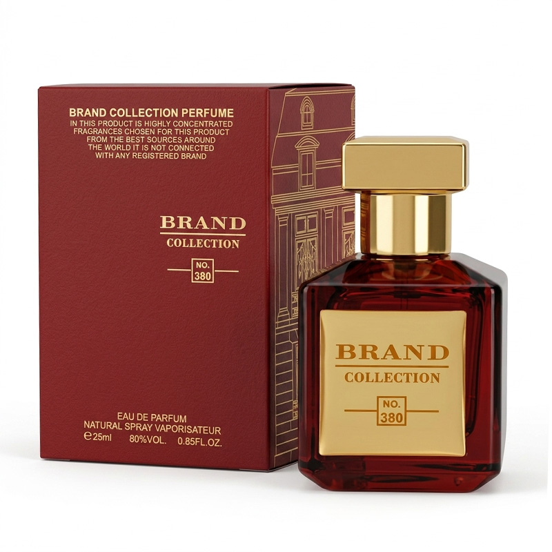ادکلن برند کالکشن Brand Collection رایحه باکارات رژ قرمز کد 380 حجم 25ml