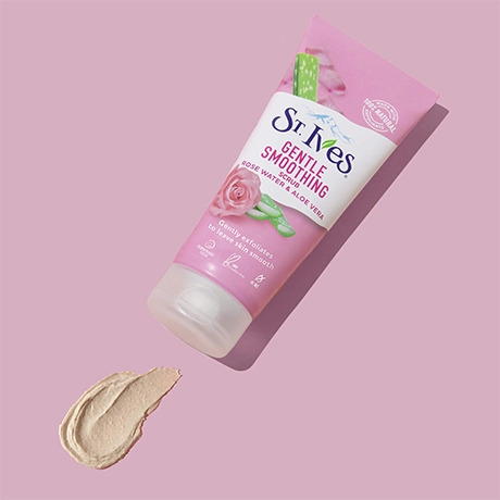 اسکراب لایه بردار گل رز و آلوئه ورا سینت ایوز مدل Gentle Smoothing