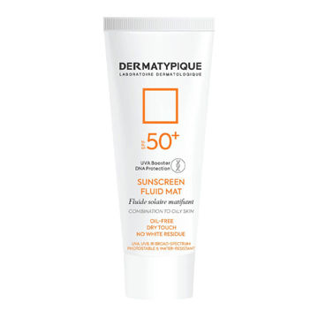 ضد آفتاب بی رنگ پوست چرب درماتیپیک SPF50 حجم 50ml