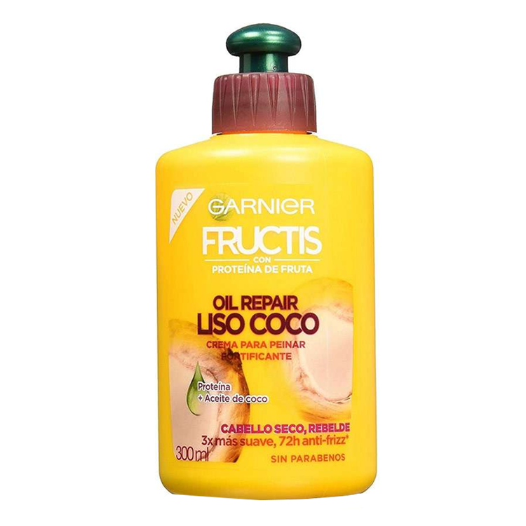 کرم مو بعد حمام ترمیم کننده و ضد وز گارنیر مدل Hair Cream Liso Coco