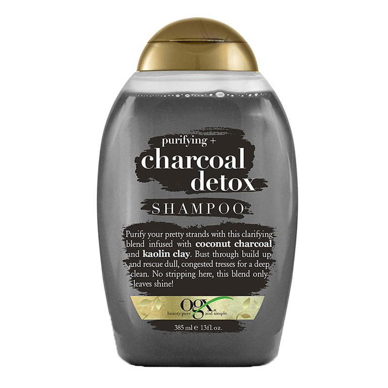 شامپو ذغال اوجی ایکس مدلOGX charcoal detox حجم 385 میل