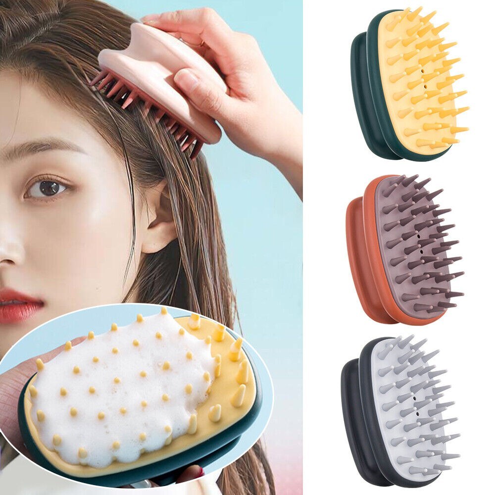 ماساژور سر سیلیکونی برای رشد مو و حذف شوره scalp massager hair growth