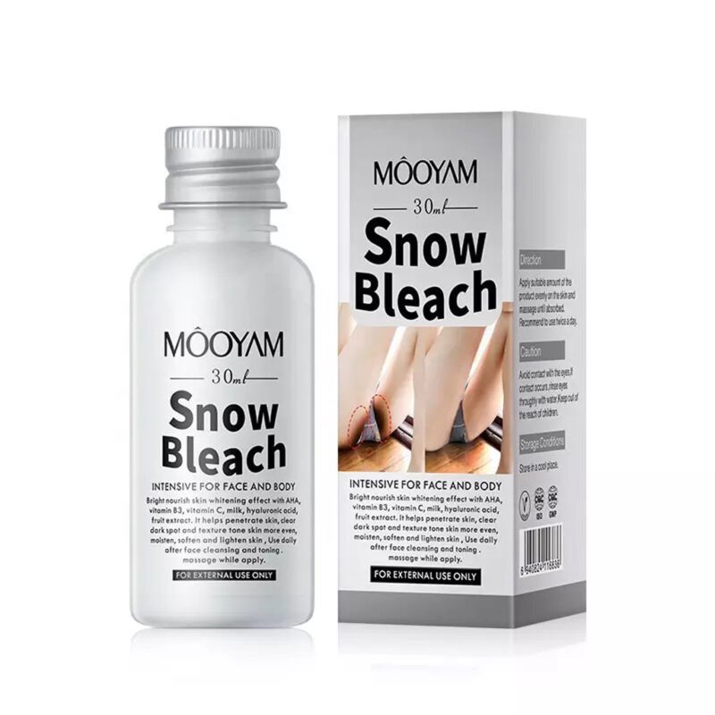 کرم روشن کننده بیکینی مویام مدل برف بدن جادوی SNOW BLEACH حجم 30 میل