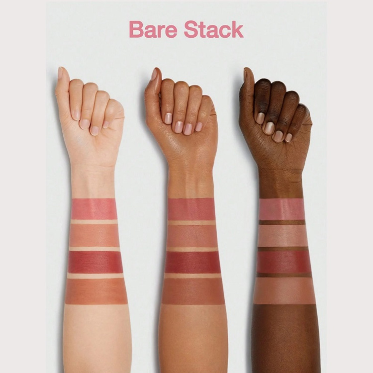 رژلب 4 در 1 سری مگا شیگلم رنگ Bare Stack