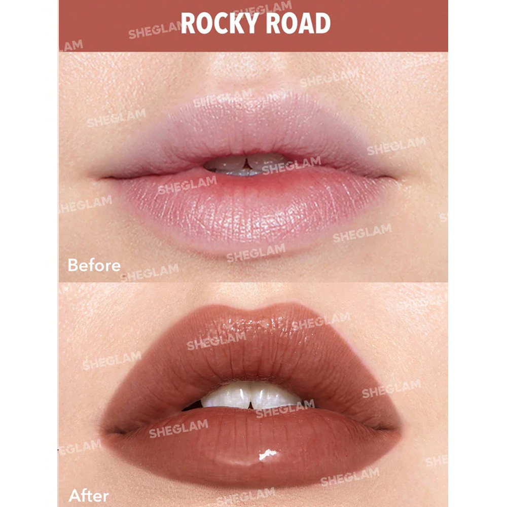 بالم لب GLOW ADDICT رنگ ROCKY ROAD شیگلم SHEGLAM