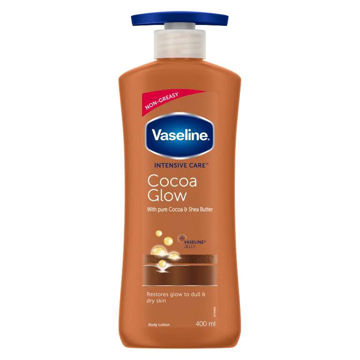 لوسیون بدن وازلین مدل Cocoa Glow حجم 400 میل