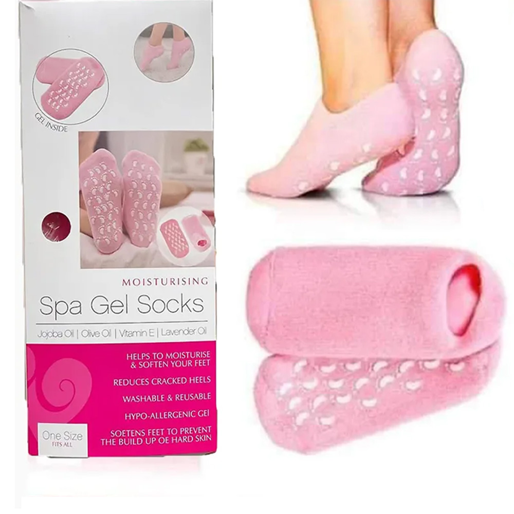 جوراب سیلیکونی Spa Gel Soccks مخصوص ترمیم پوست پا