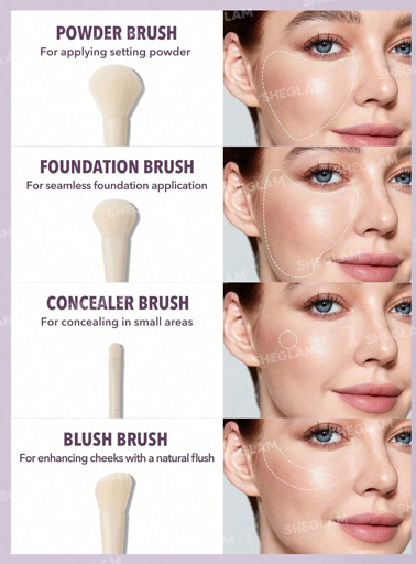 ست براش 8 عددی شیگلم مدل PRO CORE BRUSH KIT