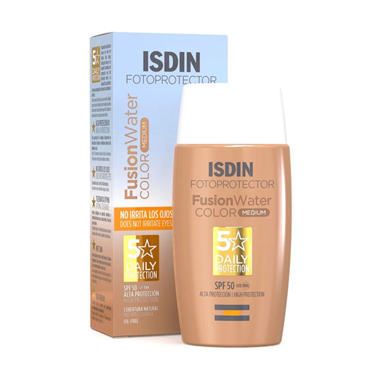 ضد آفتاب SPF50 فیوژن واتر رنگی ایزدین رنگ Medium حجم 50ml