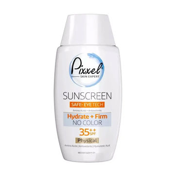 کرم ضد آفتاب دور چشم بی رنگ فیزیکال SPF35 پیکسل 50ml