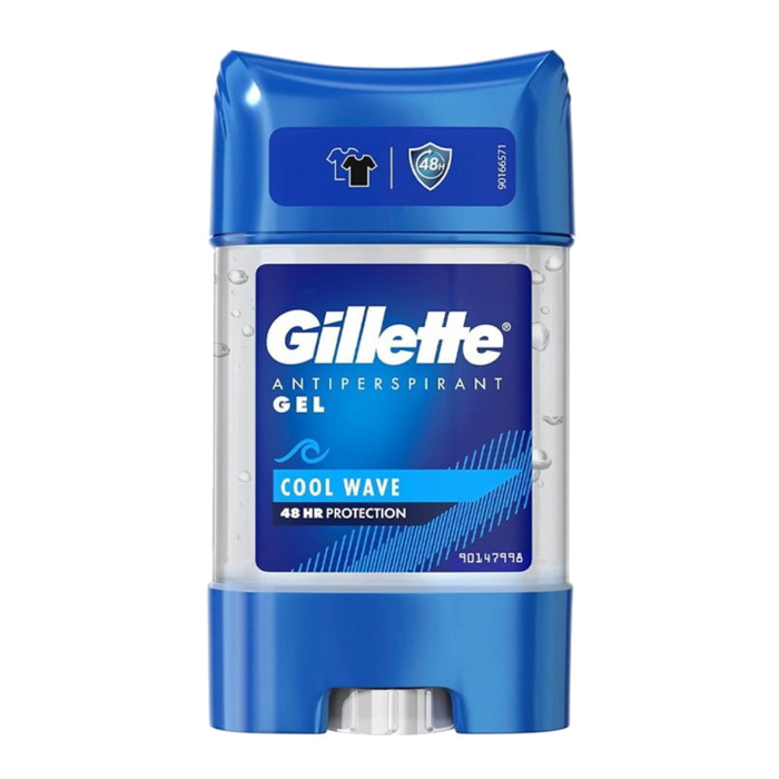 مام ژله ای مردانه ژیلت Gillette مدل Cool Wave حجم 70 میل