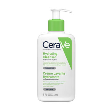 ژل شستشو و آبرسان قوی مخصوص پوست نرمال و خشک Cerave حجم 236ml