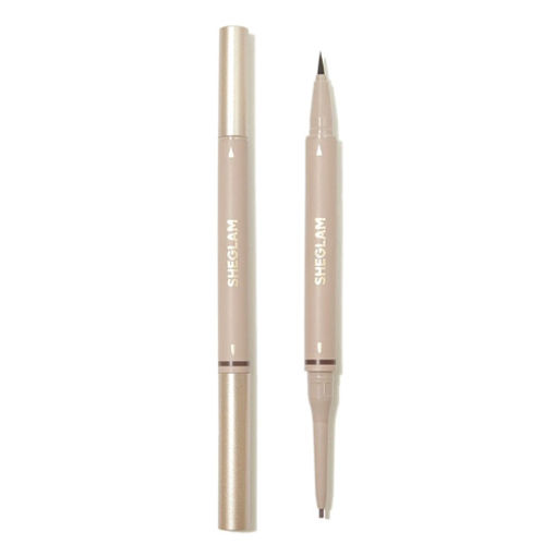 مداد ابرو و خط ابرو دو سر شیگلم BROWS ON DEMAND 2-IN-1 BROW PENCIL