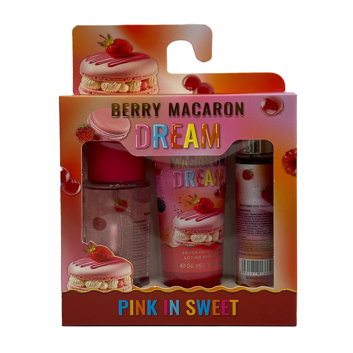 پک 3 عددی عطر قلمی ،بادی میست و لوسیون بدن PINK IN SWEET