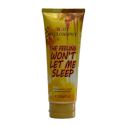 لوسیون بدن معطر بادی فیلسوفی BODY PHILOOPHY مدل THE FEELING WONT LET ME SLEEP وزن 236 گرم