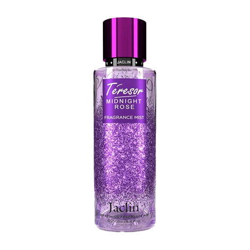 بادی اسپلش ژاکلین مدل teresor midnight rose رایحه لانکوم میدنایت رز حجم 250ml