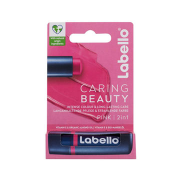 بالم لب حاوی ضد آفتاب شاین لابلو Labello مدل caring beauty