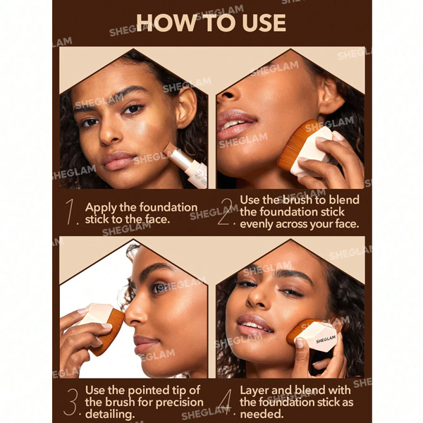 براش مغناطیسیSKIN MAGNET FOUNDATION BRUSHشیگلم