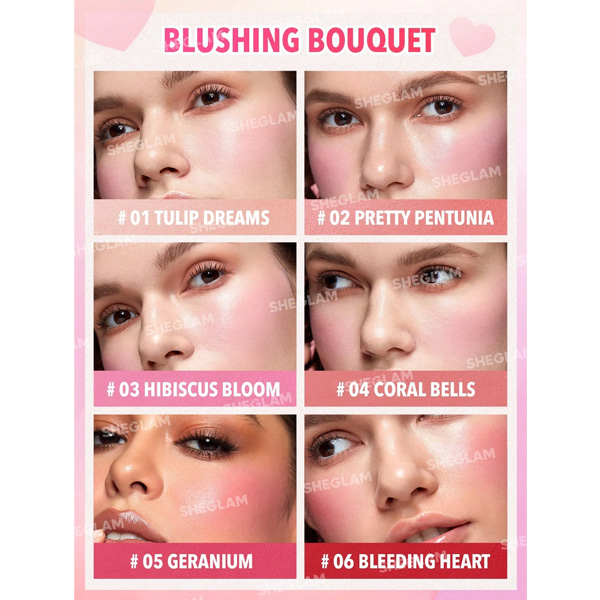 پالت رژگونه کرمی FLUSH CRUSH CREAM BLUSH PALETTE شیگلم