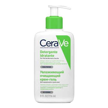 لوسیون شستشو صورت Detergente Idratante حجم ۲۳۶ میلی لیتر سراوی CeraVe