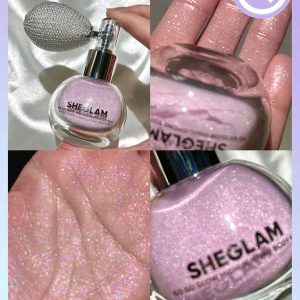 هایلایتر بدن مرواریدی  شیگلم مدل GO GO GLOW LOVE  BOMB حجم 12ml