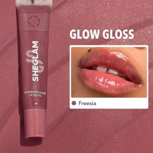 لیپ گلاس شیگلم مدل Sheglam Power Bouquet Lip Gloss Freesia