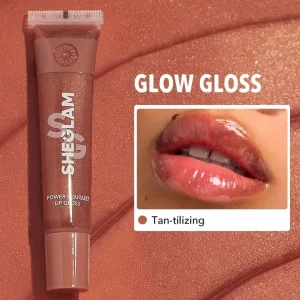 لیپ گلاس شیگلم مدل Sheglam Power Bouquet Lip Gloss Tan Tilizing