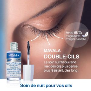 محلول تقویت کننده مژه و ابرو ماوالا Mavala Double Lash 10ml