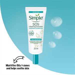 ژل ضدجوش فوری سیمپل Simple مدل SOS Clearing booster