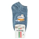 ست 4 جفت جوراب دخترانه رنگی گربه ای - Image 3