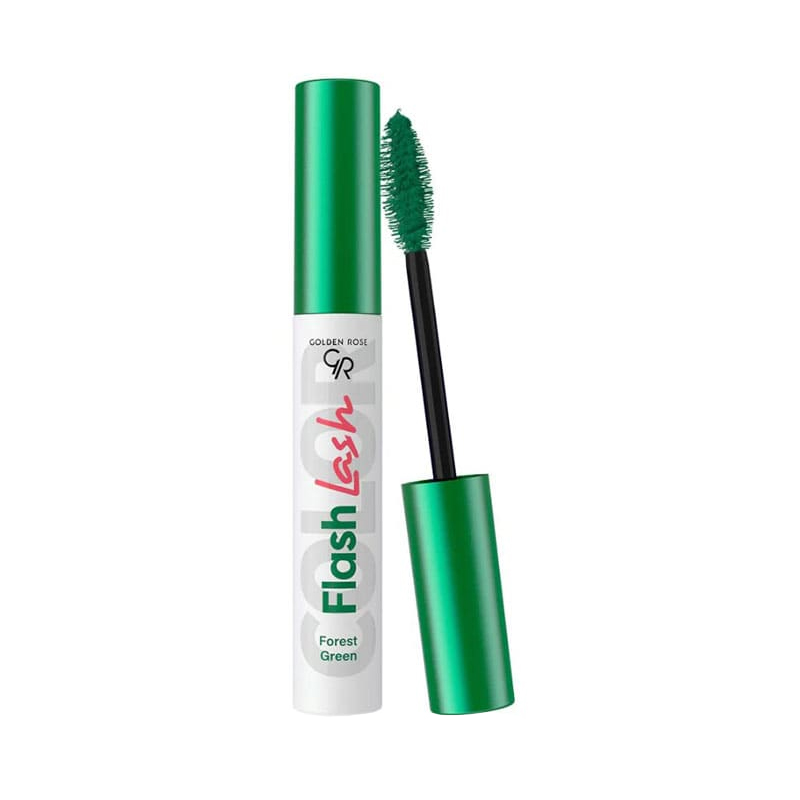 ریمل رنگی گلدن رز مدل Flash Lash رنگ Forest Green