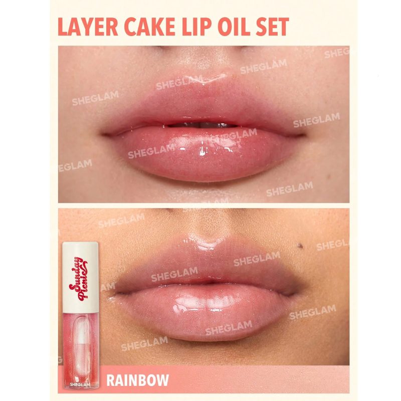 پک 3 عددی روغن لب شیگلم SHEGLAM مدل Sunday Picnic Layer Cake - Image 7