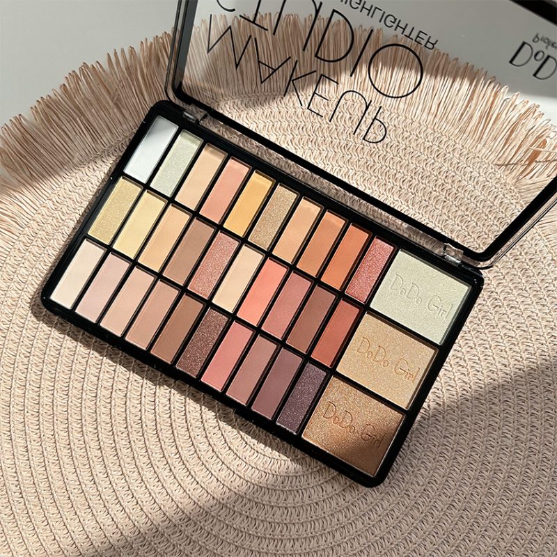 پالت سایه و هایلایتر 33 رنگ DoDo Girl - Image 3