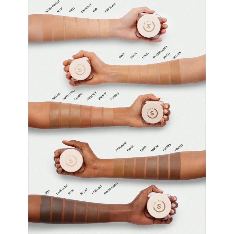 بالم کرم پودر فول کاور شیگلم مدل FULL COVERAGE FOUNDATION - Image 5