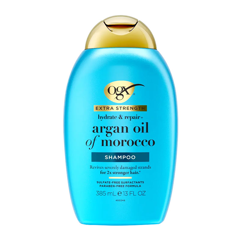 شامپو نرم کننده فاقد سولفات روغن آرگان argan oil او جی ایکس Ogx حجم 385ml