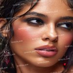 پالت هایلایتر و رژگونه شیگلم مدل crimson butterfly - Image 3