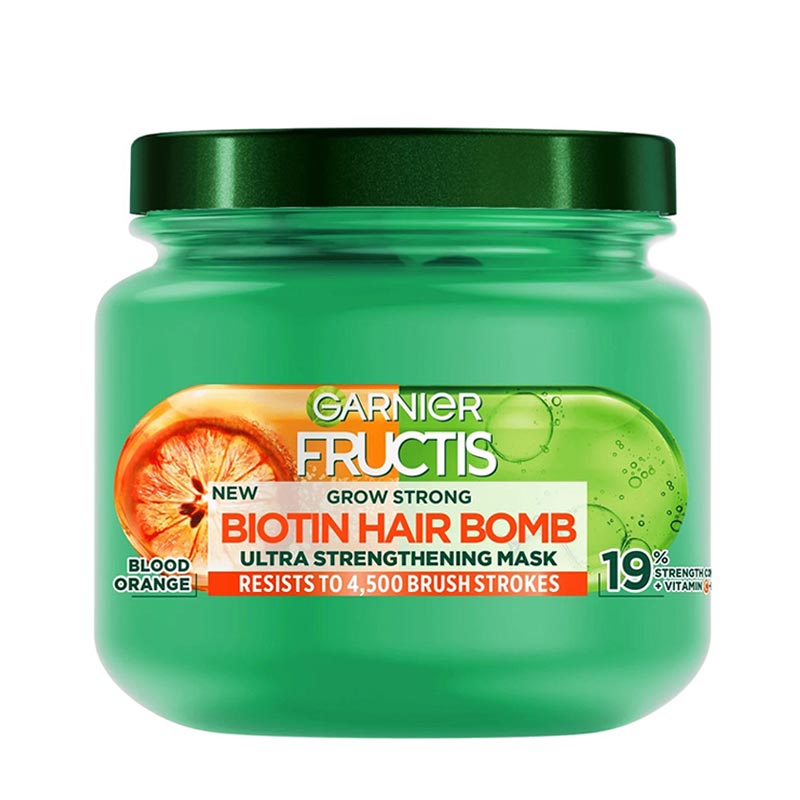 ماسک مو تقویت کننده و رشد مو گارنیر Garnier مدل Biotin hair bomb حجم 320ml