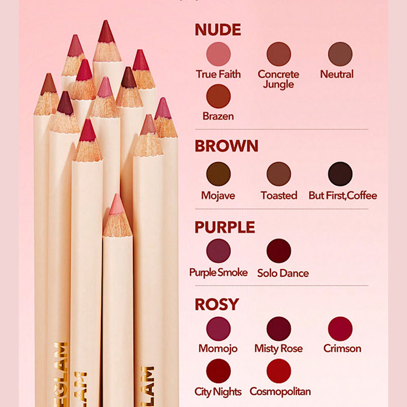 مداد خط لب شیگلم تراش دار مدل لیپ فکتس رنگ Gatekeeper