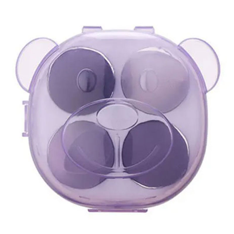 پک 4 عددی پد اسفنجی آرایشی جعبه خرسی