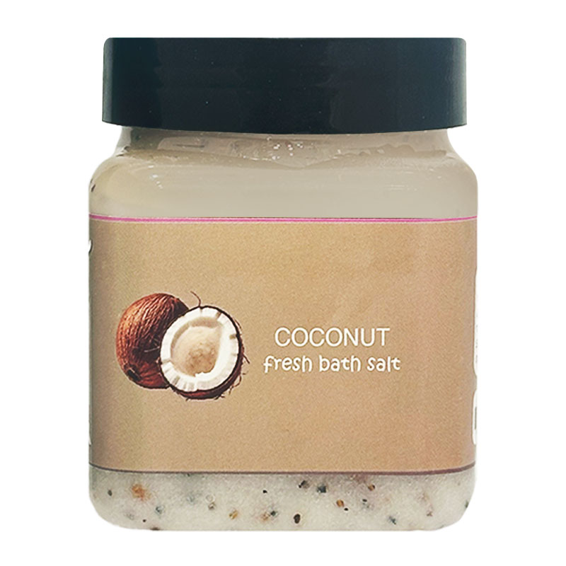 نمک بدن secret plus سکرت پلاس رایحه نارگیل حجم 450ml