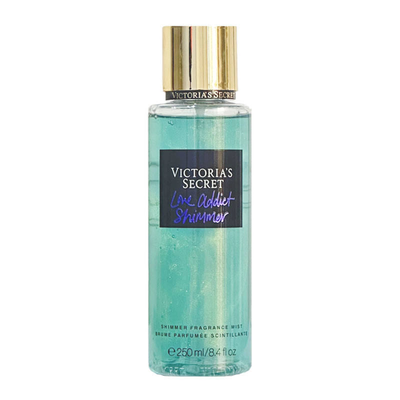بادی اسپلش شاین دار ویکتوریا سکرت مدل Love Addict حجم 250ml