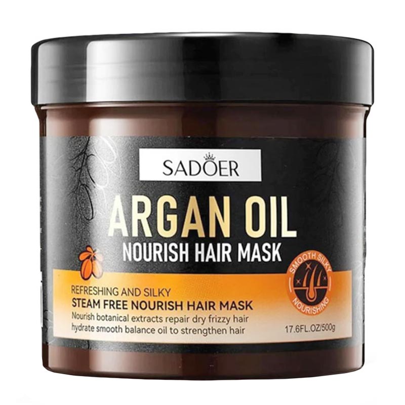 ماسک مو داخل حمام آرگان سادور ترمیم کننده و تقویت کننده صافی و احیای مو حجم 500g