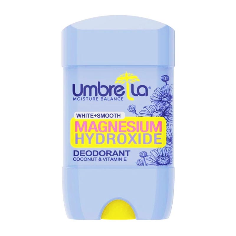 مام صابونی ضد تعریق زنانه آمبرلا مدل WHITE+SMOOTH حجم 75ml