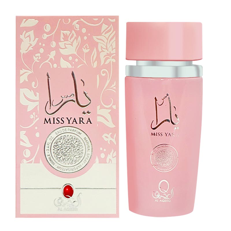 ادکلن یامسرا MISS YARA رایحه یارا صورتی حجم 100ml