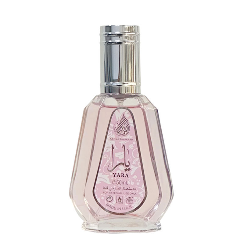 ادکلن زنانه رایحه یارا فراگرنس الزعفران حجم 50 میل