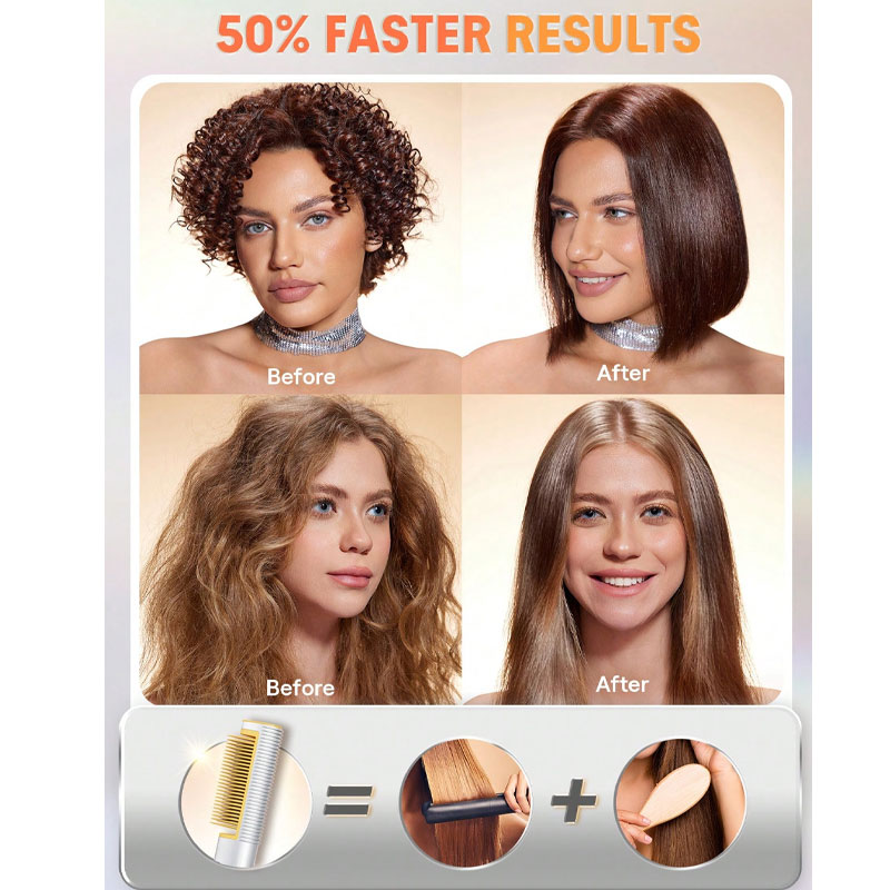 برس حرارتی صاف کننده مو شیگلم SHEGLAM مدل sleek chin 3d