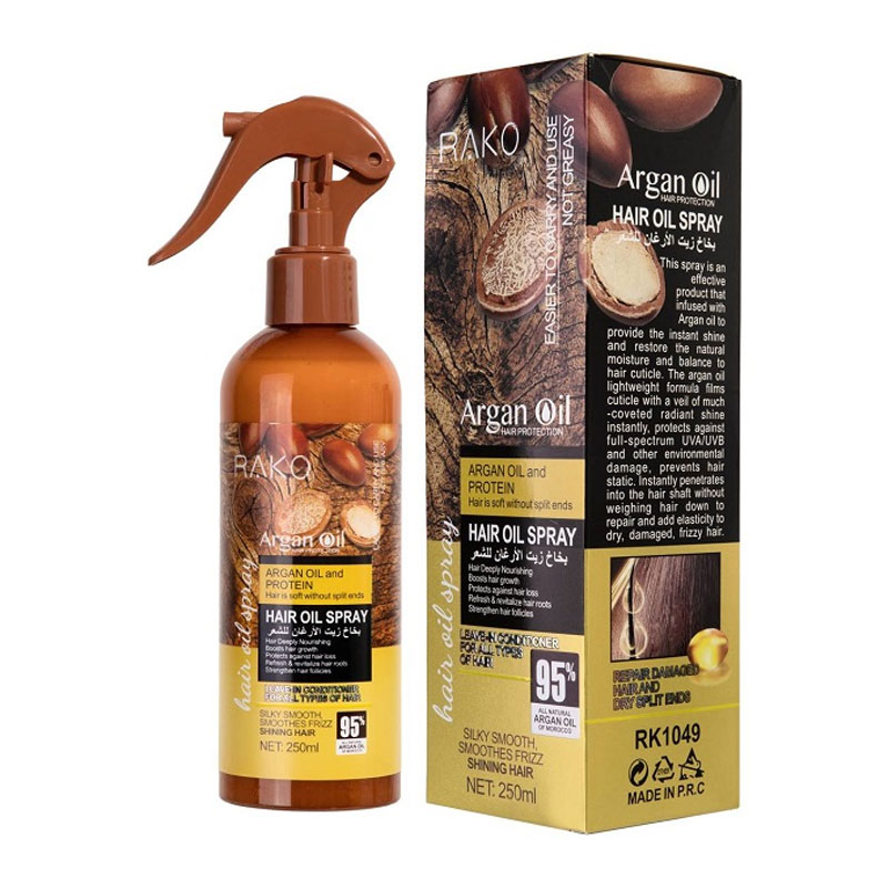 اسپری سرم روغن آرگان راکو Rako حجم 250ml