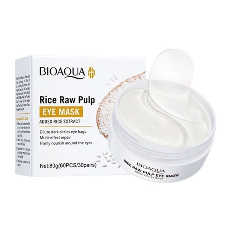 پچ دور چشم بیوآکوا BIOAQUA عصاره برنج مدل Rice raw pulp