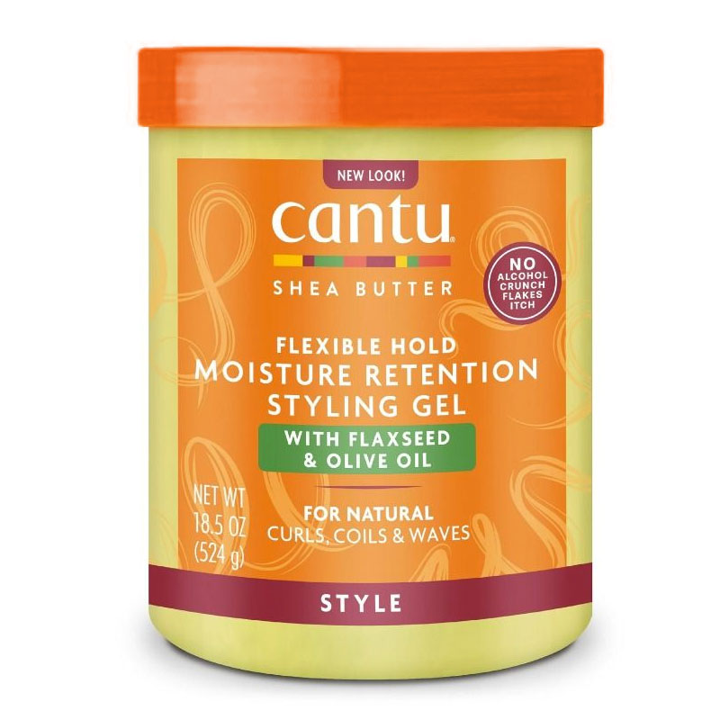 ژل مو بذر کتان و زیتون کانتو Cantu حجم 524g