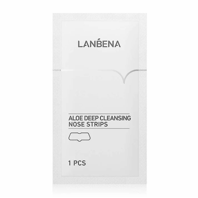 چسب بینی 1 عددی جوش سر سیاه لانبنا LANBENA مدل Aloe deep cleansing